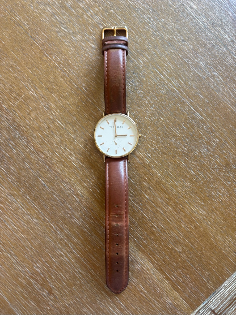 The Horse Brown Leather Watch